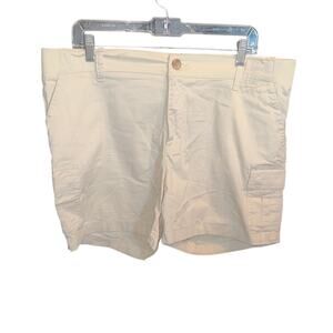 Lee NWOT Women's Cargo Shorts in Off-White Size 16